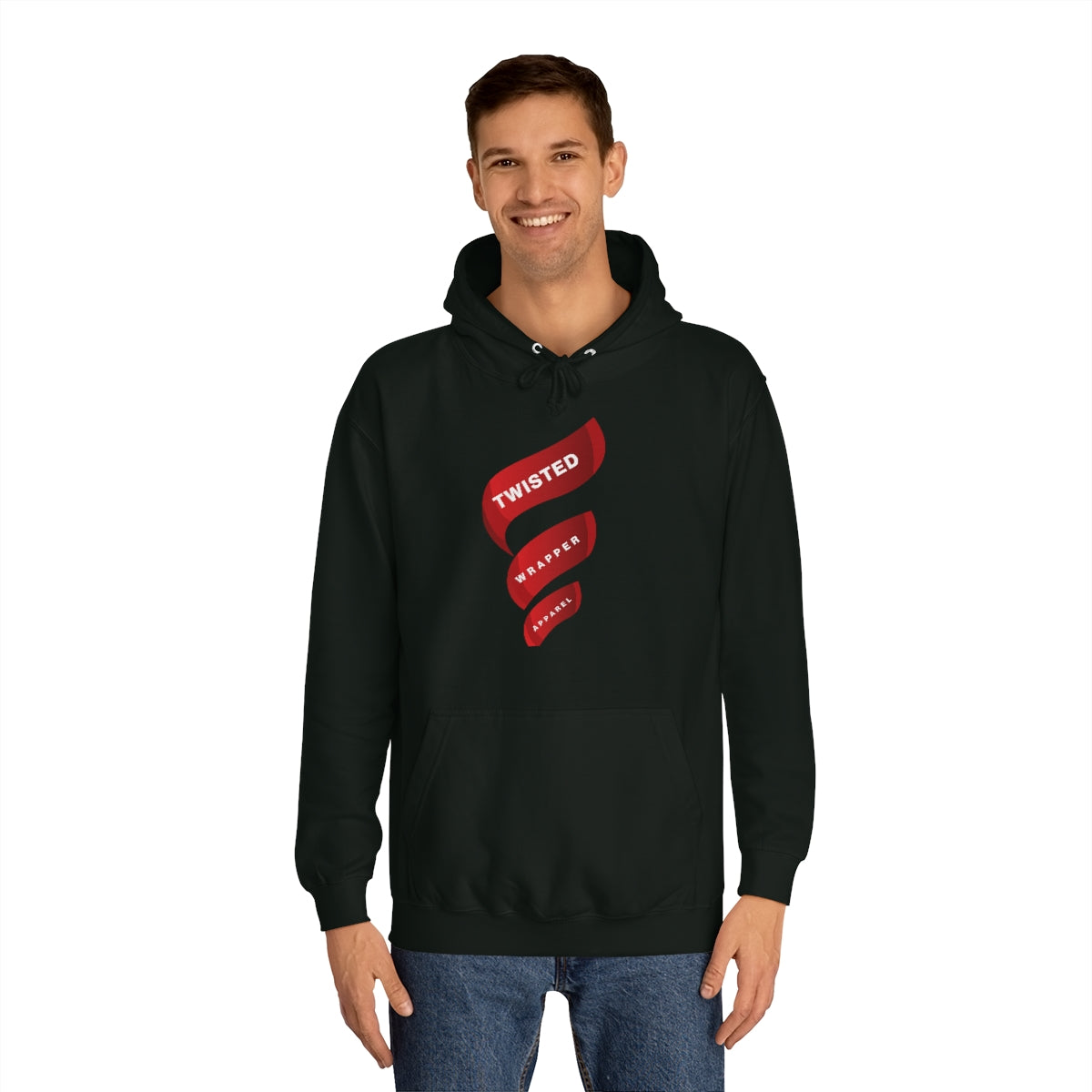 Unisex College Hoodie - TwistedWrapper