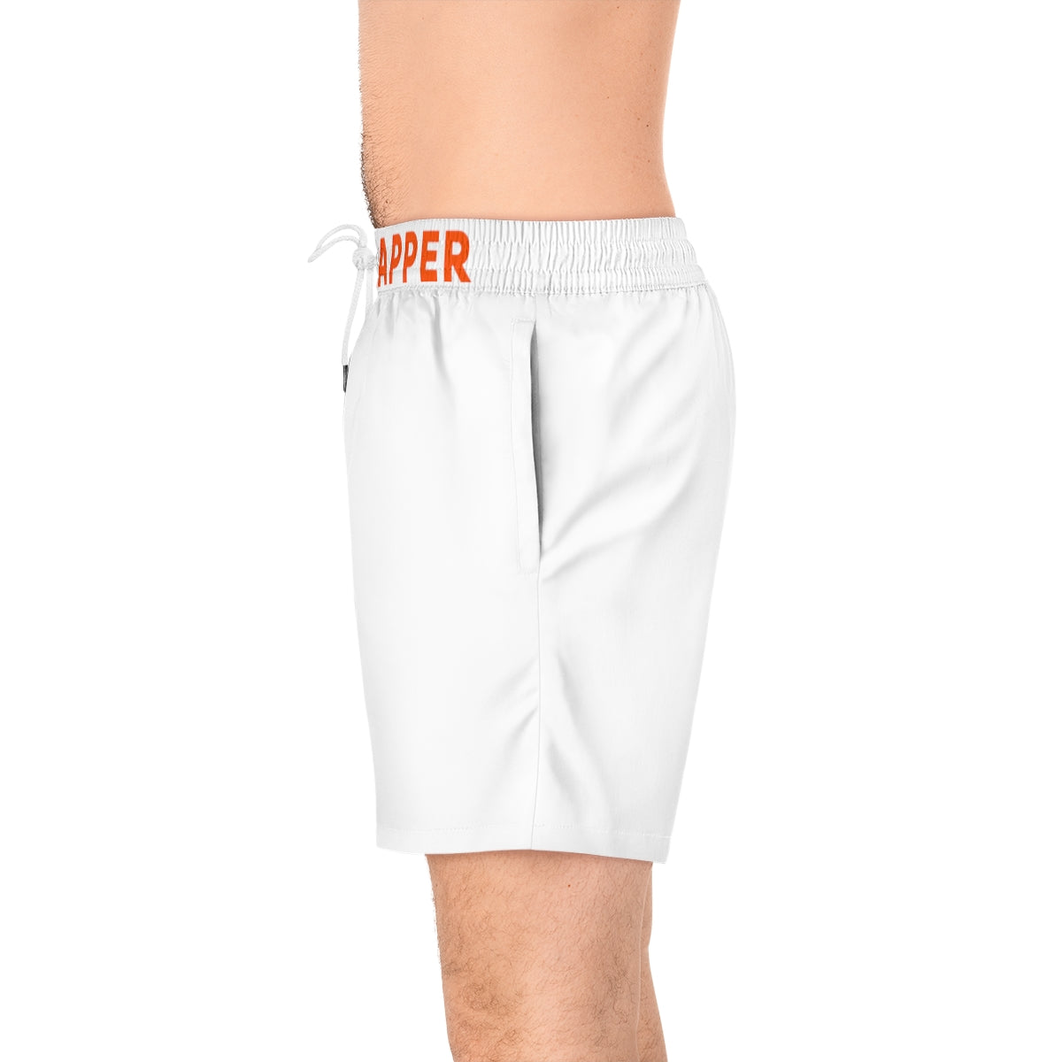 Men's Mid-Length Swim Shorts (AOP) - TwistedWrapper