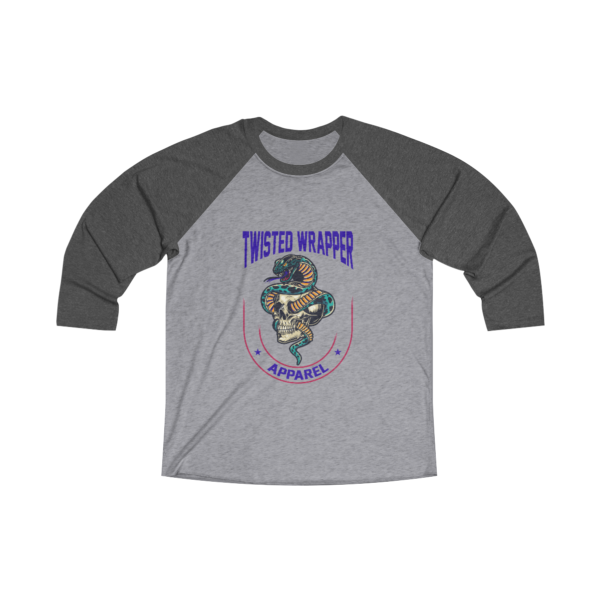 Unisex Tri-Blend 3 Raglan Tee - TwistedWrapper
