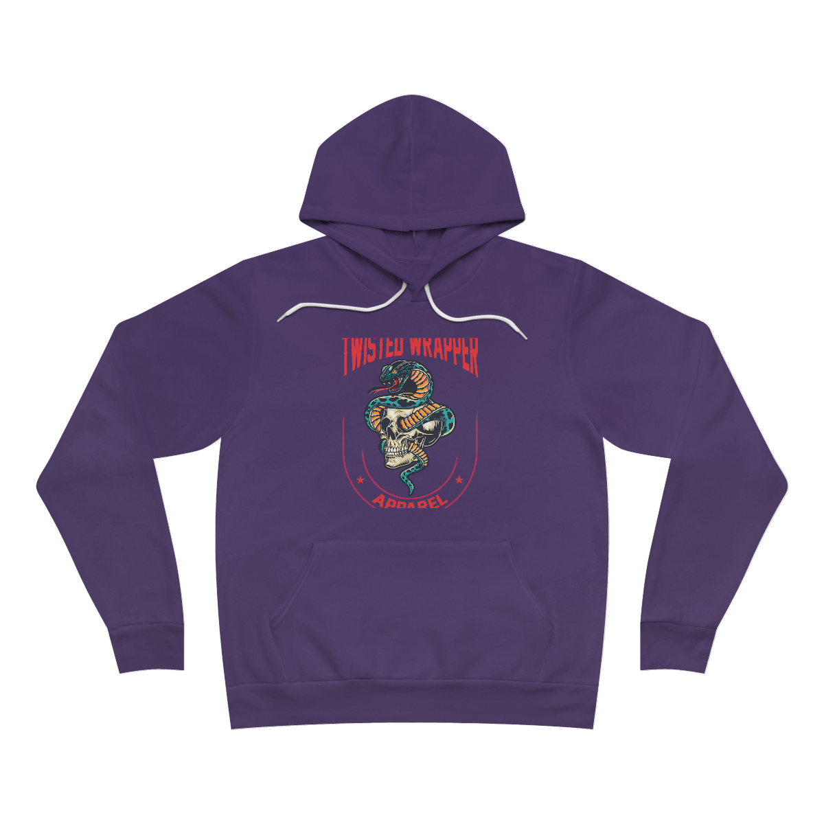 Unisex Sponge Fleece Pullover Hoodie - TwistedWrapper