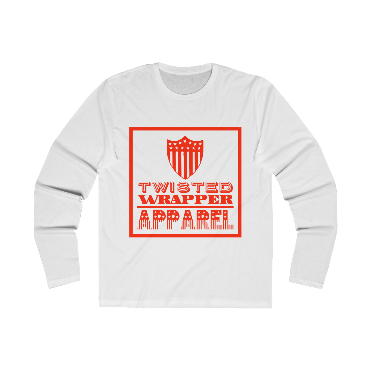 Men's Long Sleeve Crew Tee - TwistedWrapper