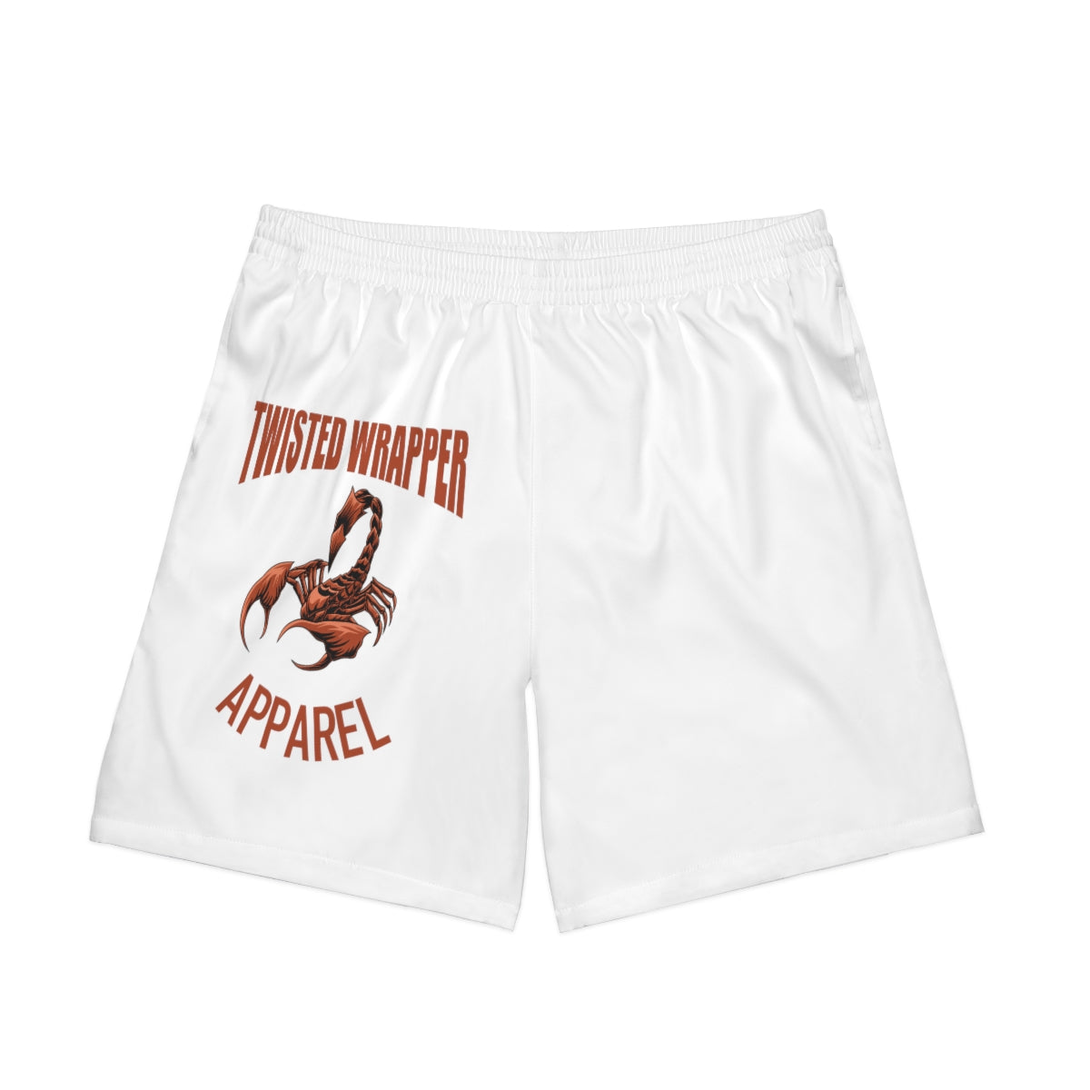 Men's Elastic Beach Shorts (AOP) - TwistedWrapper