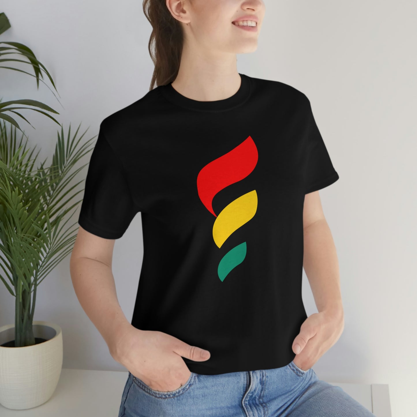Rasta Inspiration design Short Sleeve Tee
