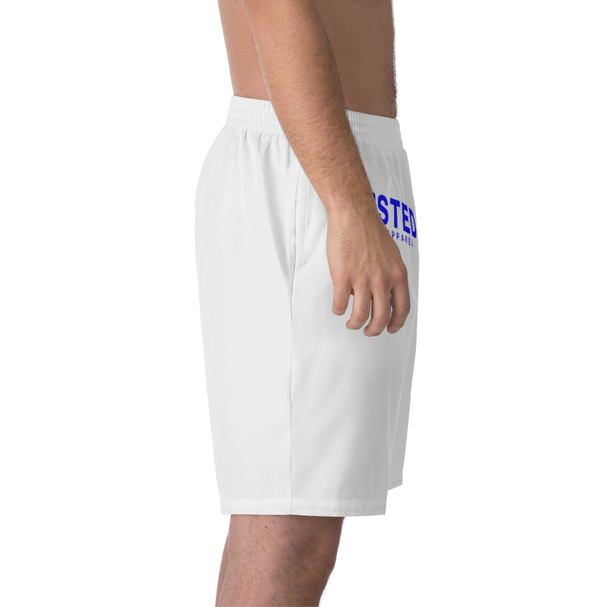 Men's Elastic Beach Shorts (AOP) - TwistedWrapper