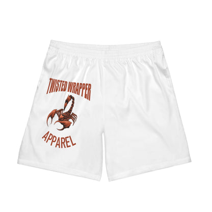Men's Elastic Beach Shorts (AOP) - TwistedWrapper