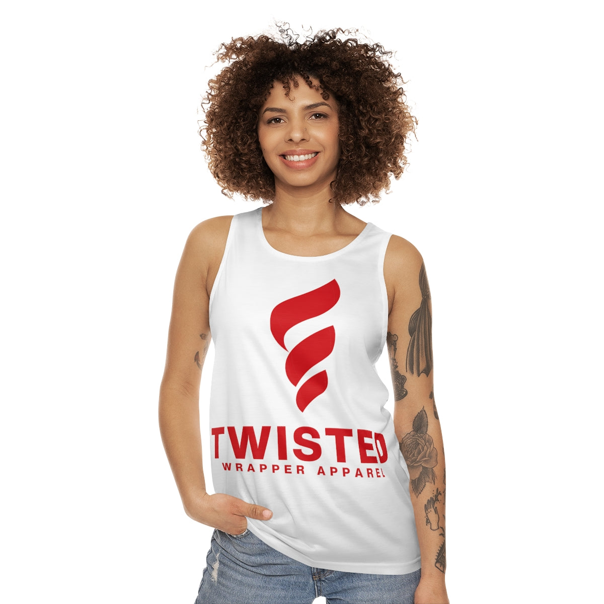 Unisex Tank Top (AOP) - TwistedWrapper