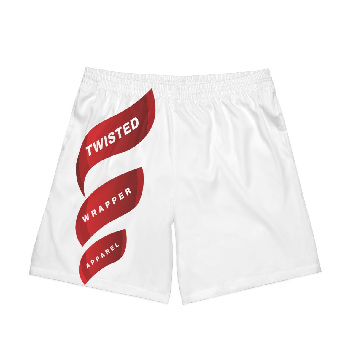 Men's Elastic Beach Shorts (AOP) - TwistedWrapper