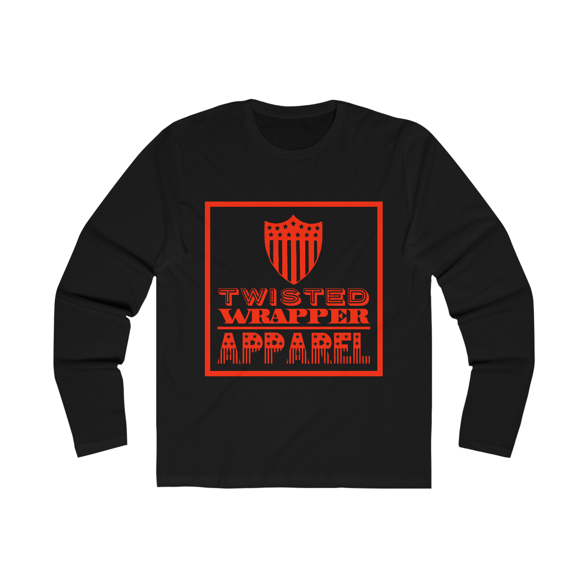 Men's Long Sleeve Crew Tee - TwistedWrapper