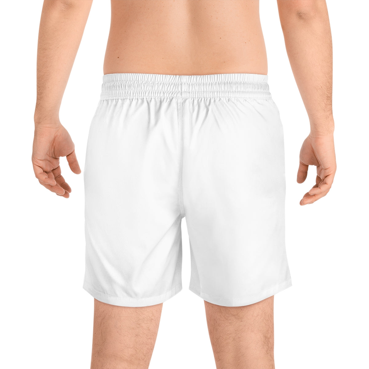 Men's Mid-Length Swim Shorts (AOP) - TwistedWrapper