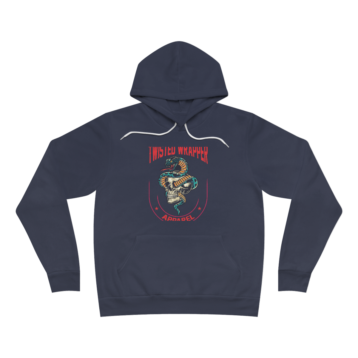 Unisex Sponge Fleece Pullover Hoodie - TwistedWrapper
